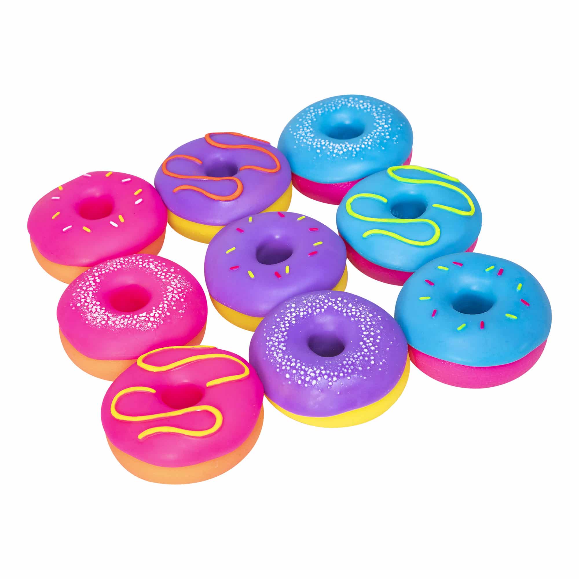 Squishy Donut Sensory Toys With Swap Frosting